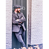Maatpak voor heren | 3-delig pak | grijs twill | Arthur Shelby | peaky blinders
