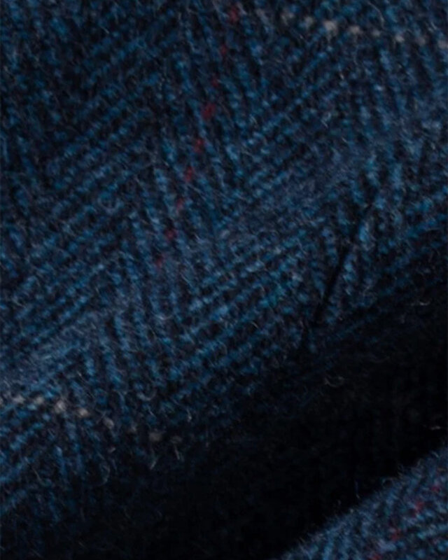 Carnegi heren pak | 3-delig | blauw visgraat overcheck | confectiepak