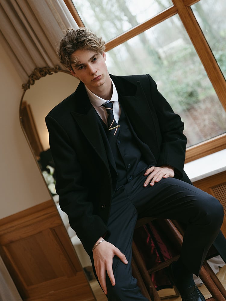 Cavani Mayfair Midnight | Traje para hombre | Traje de 3 piezas | Azul medianoche | Thomas Shelby