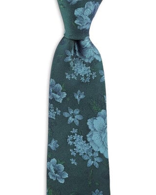Sir Redman Silk Tie Fiore Emerald