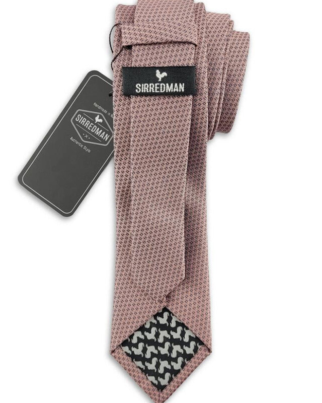 Sir Redman Gewoven Stropdas | Roze | Elegante stropdas voor mannen