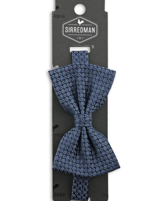 Sir Redman Talented Tailor Fliege | blau / grau | für Männer | Peaky Blinders