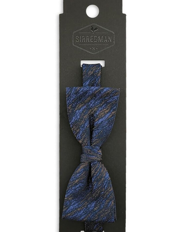 Sir Redman Walter Waves Vlinderdas | blauw / bruin | voor Mannen | Peaky Blinders
