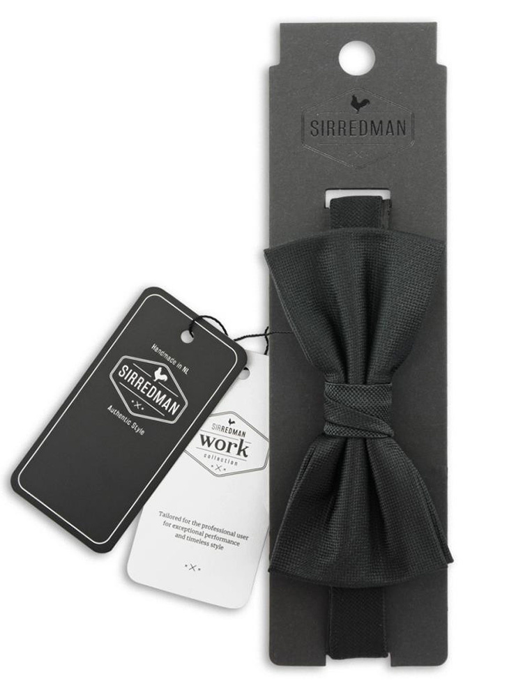 Sir Redman Klassieke vlinderdas | Zwart | Elegante vlinderdas voor mannen