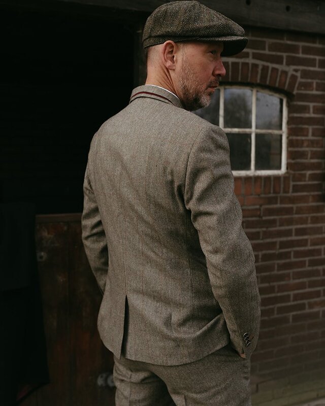 The Enforcer | Tweed Blazer | Green herringbone | Peaky Blinders