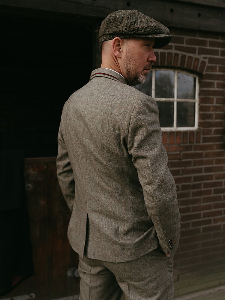 The Enforcer | Tweed Sakko | Grüne Fischgratbindung | Peaky blinders