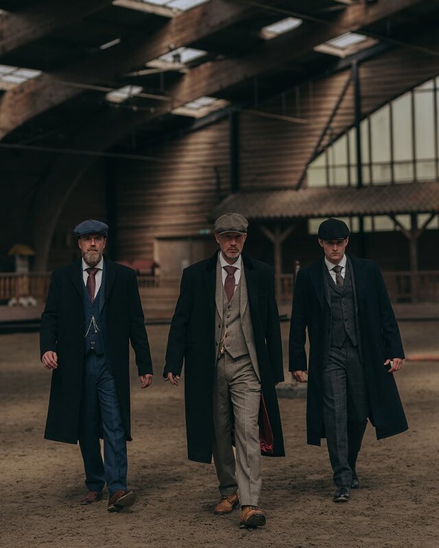 The Enforcer | Pantalón de Tweed | Espiga verde | Peaky Blinders