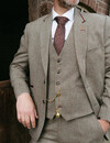 The Enforcer | Gilet en Tweed | Chevrons verts | Peaky Blinders