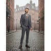 Thomas Savoy | 3-Piece Suit | Blue-Grey Herringbone | Vintage