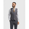 Thomas Savoy | Waistcoat | Blue-Grey Herringbone | Thomas Shelby Inspired