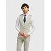 Thomas Pearl Grey | Gilet | Blauwgrijze visgraat | Vintage