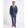 Mayfair Navy Check | Traje para hombre | Traje de 3 piezas | Azul marino | Thomas Shelby