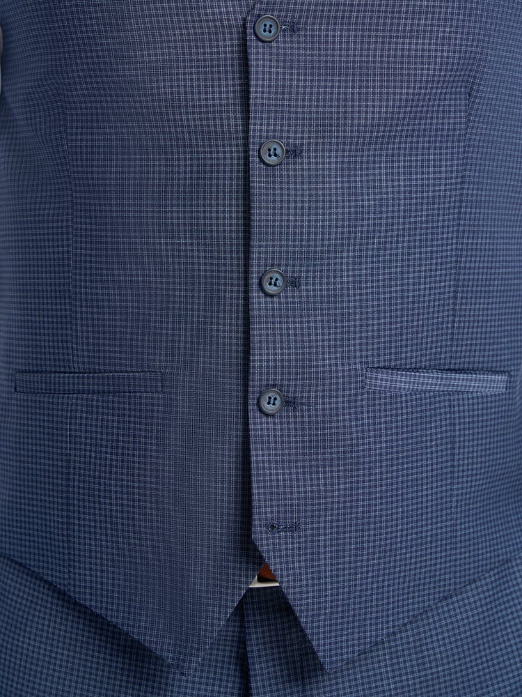 Cavani Mayfair Navy Check | Herren Anzug | 3-teilig | Marineblau | Thomas Shelby