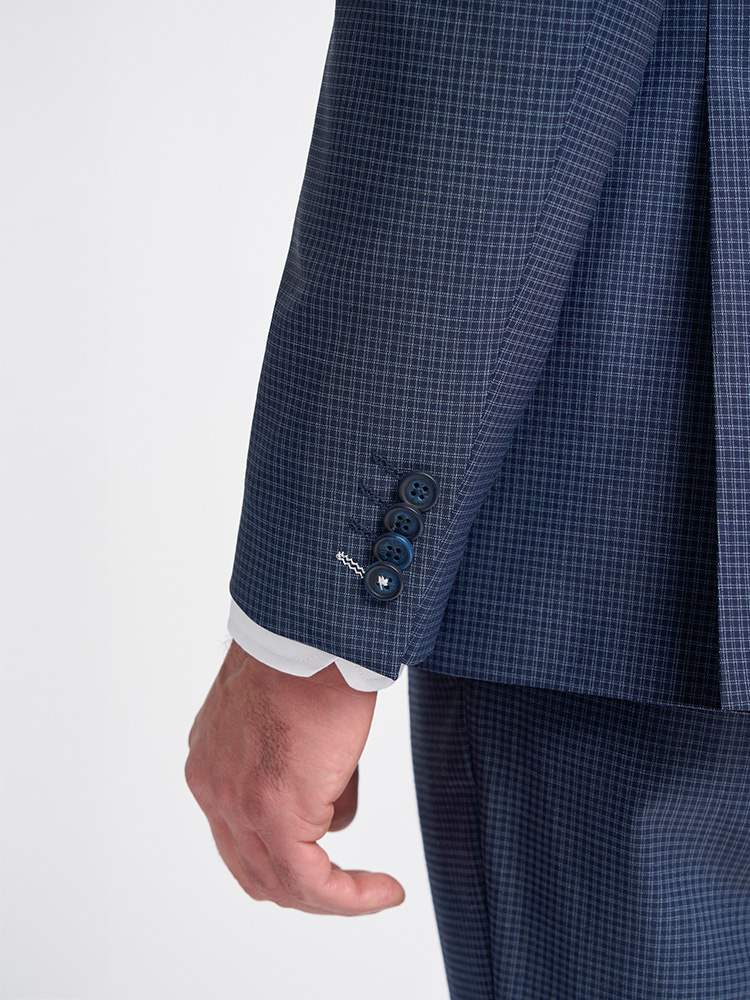 Cavani Mayfair Navy Check | Colbert | Marineblauw