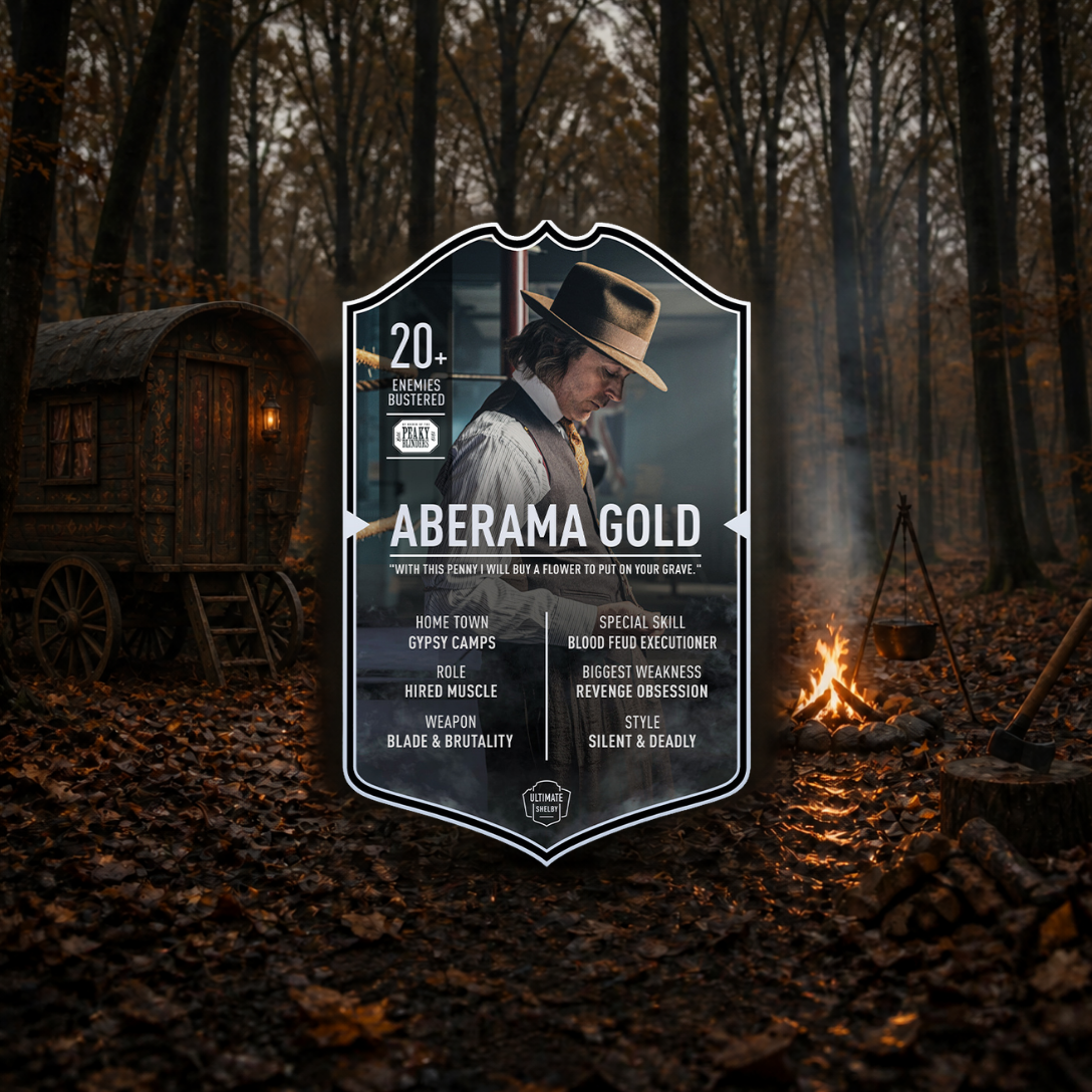 Aberama Gold | Ultimate Card | Plexiglas Board | Peaky Blinders