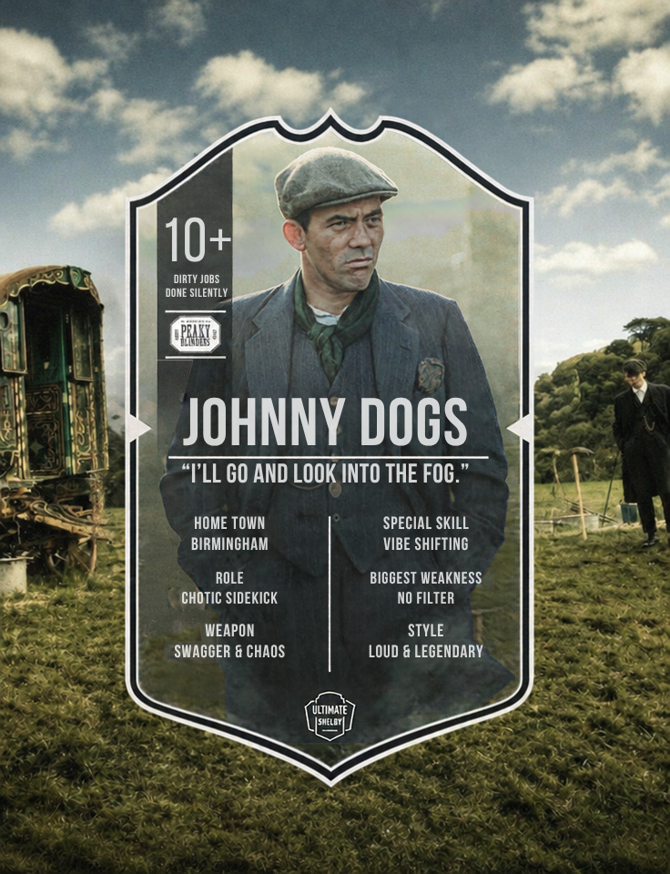 Johnny Dogs | Ultimate Card | Plexiglas Board | Peaky Blinders
