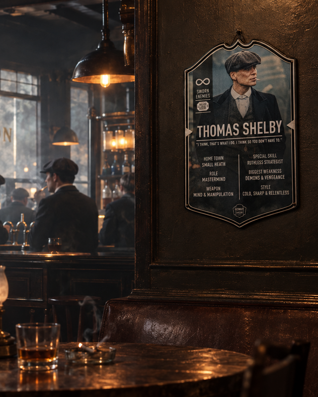 Thomas Shelby | Ultimate Card | Acrylplaat | Peaky Blinders