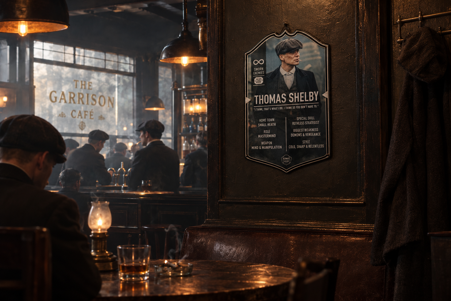 Thomas Shelby | Ultimate Card | Acrylplaat | Peaky Blinders