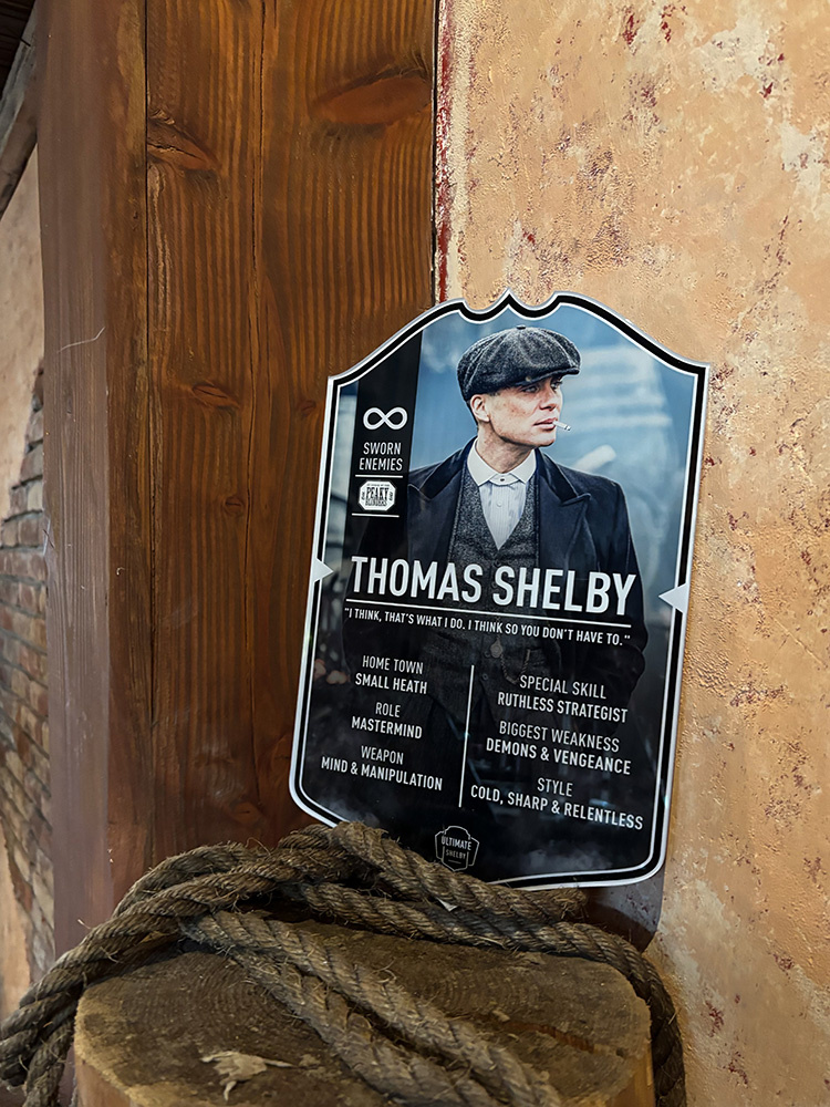 Thomas Shelby | Ultimate Card | Placa Acrílica | Peaky Blinders