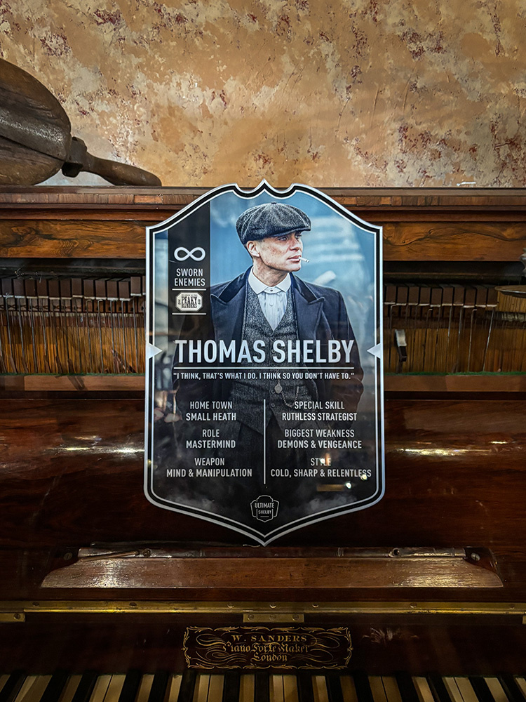 Thomas Shelby | Ultimate Card | Placa Acrílica | Peaky Blinders