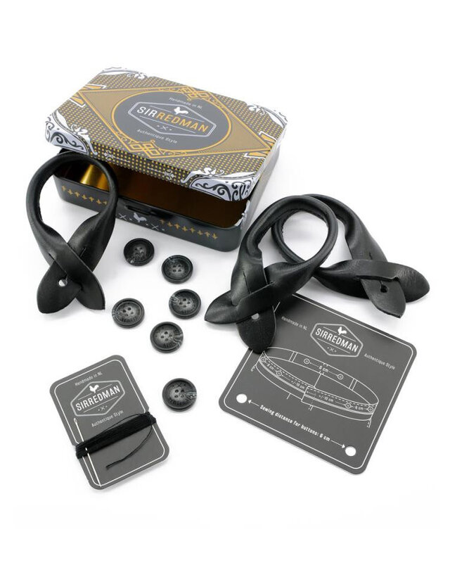 Sir Redman Dock Worker Tirantes | para Hombre | Negro | Tirantes tradicionales