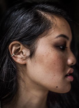 Enkele Zilveren Minimalistische Ear Cuff Gumption