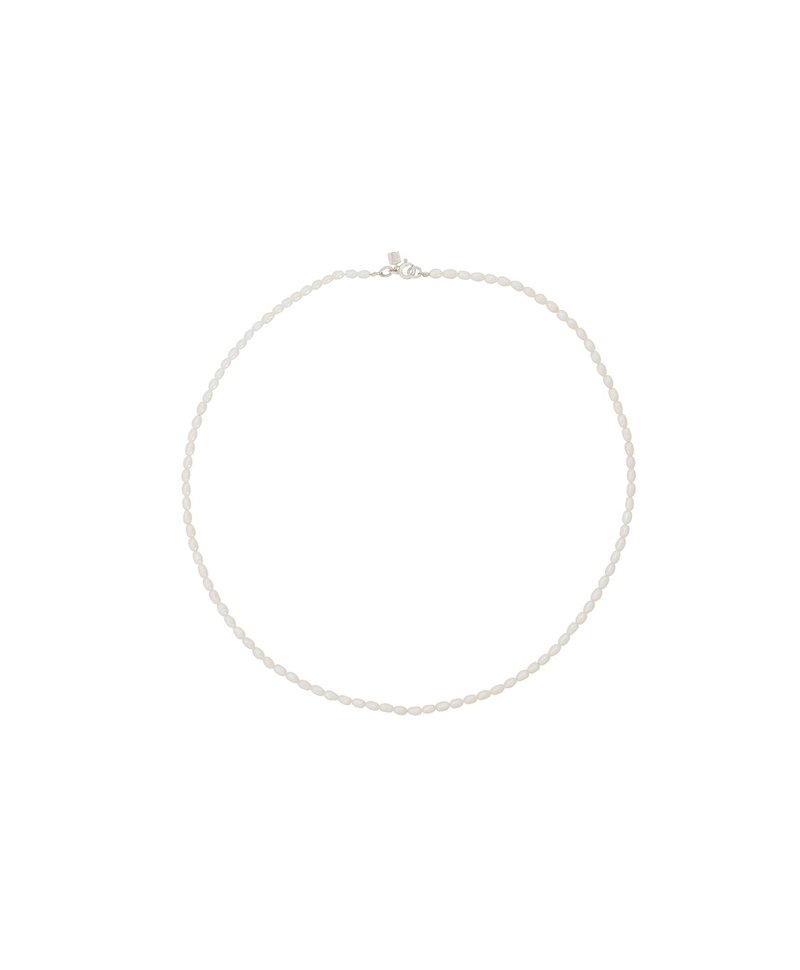 Pearl Necklace Benya, Silver