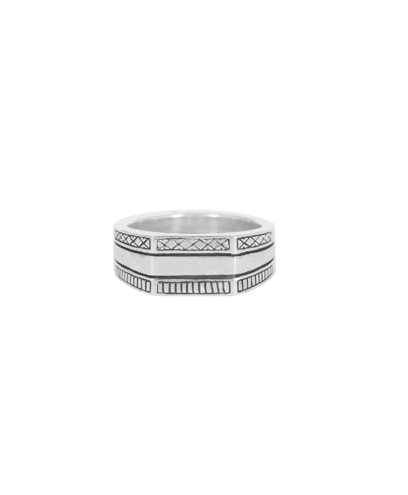 Zilveren Heren Ring Akamu