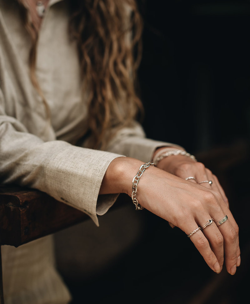 Zilveren Gevlochten Ring Hera