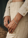 Zilveren Gedraaide Armband Makana