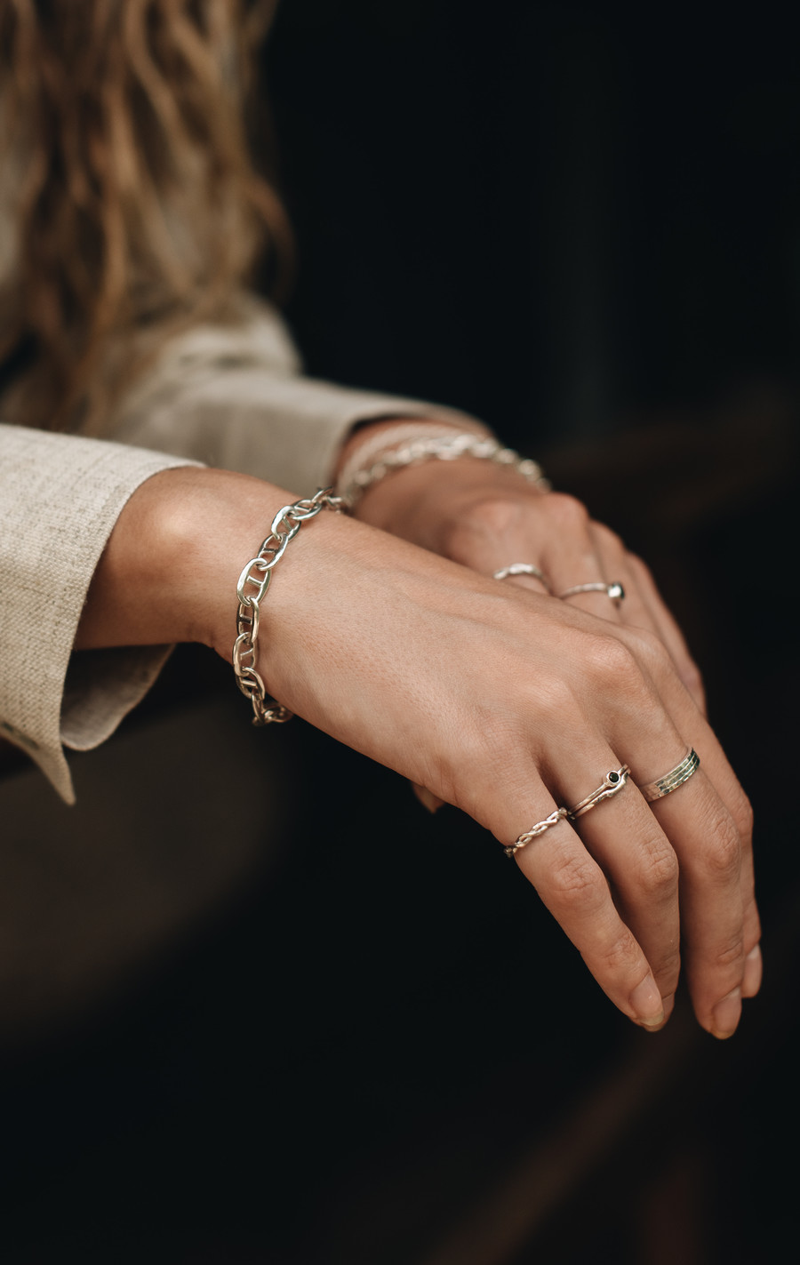 Stackable ring silver Taj Amsterdam