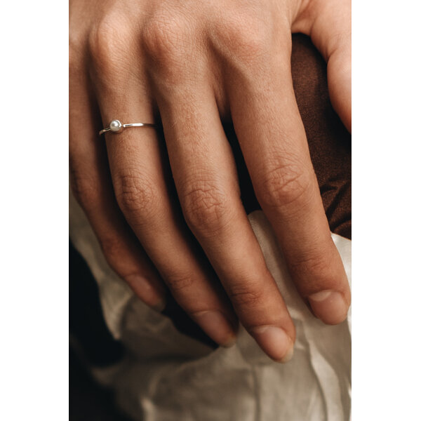 Stackable ring with pearl - Taj Amsterdam