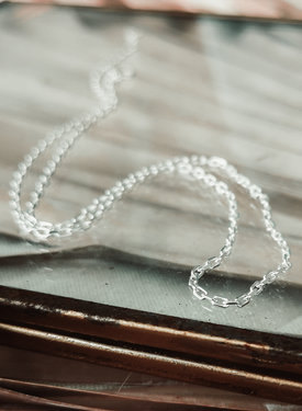 Zilveren Minimalistische Ketting Naluri