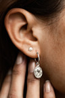 Single Vintage Pearl Earring Bela, Silver