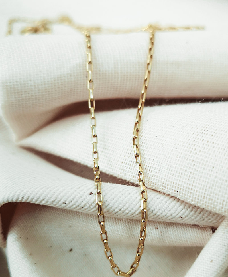 Gold Plated Minimalistische Ketting Naluri