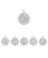 Silver Chinese Zodiac Men's Pendants