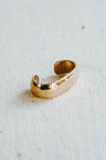 Single Minimalistic Ear Cuff Gumption, Gold Plated