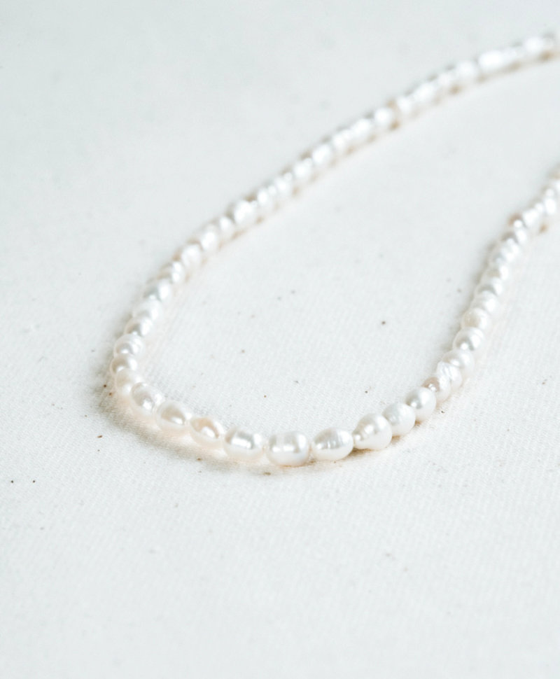 Perlenkette mit silbernem Verschluss Benya