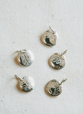 Chinese Element Pendants, Silver