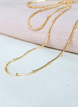 Gold Plated Bolletjesketting Alena