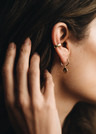 Versilberter Minimalistischer Earcuff Gumption