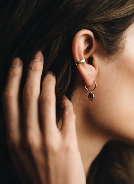 Enkele Gold Plated Minimalistische Ear Cuff Gumption