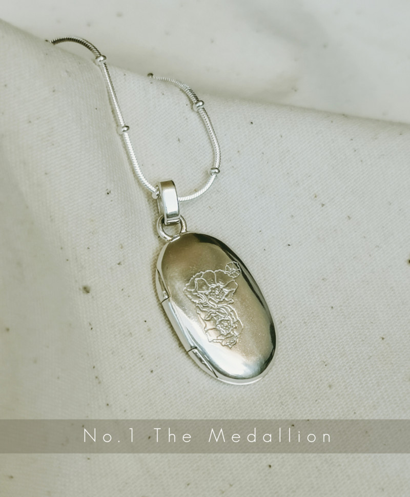 Nr. 1 Silber Personalisiertes Mama Medaillon, The Medallion