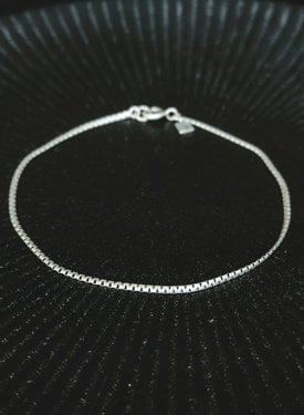 Silver Basic Thin Men's Bracelet Ervin