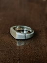 Zilveren Basic Heren Ring Adad