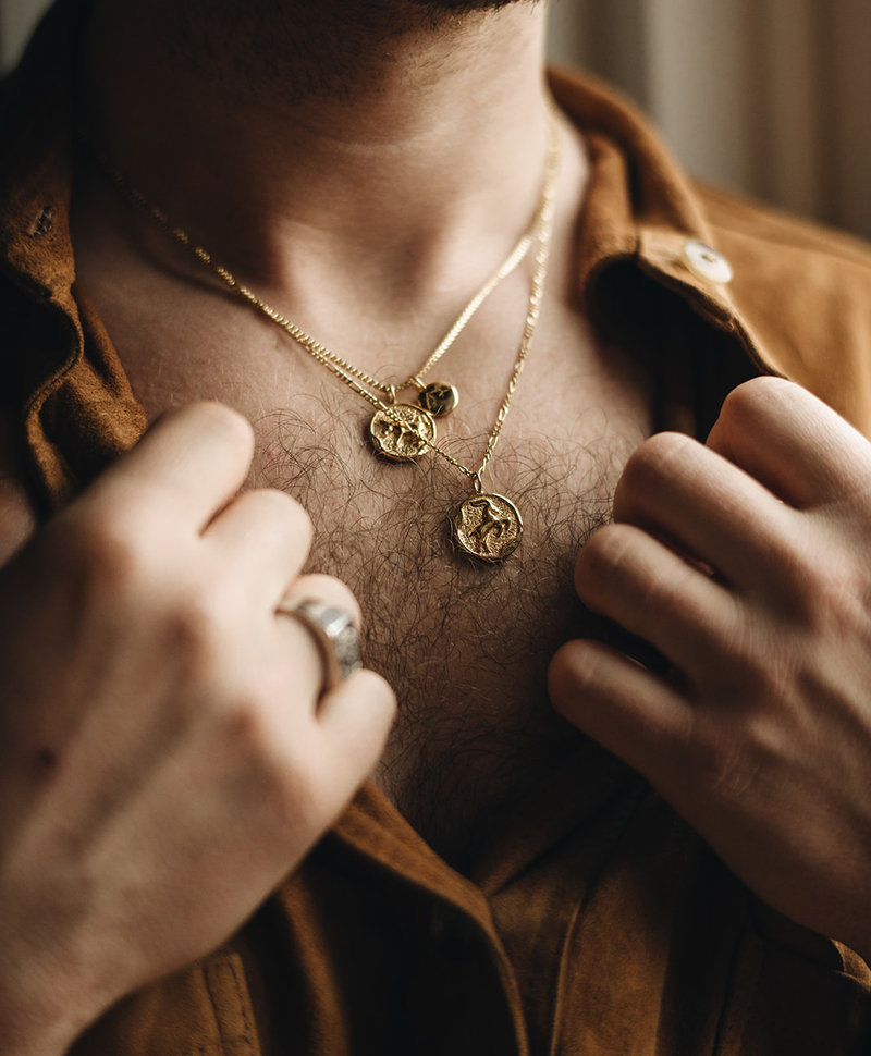 Gold Plated Chinese Zodiac Men's Pendants