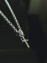 Silver Cross Pendant Men Tenchi