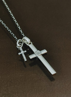 Pendentif Croix Argent pour Hommes Benci