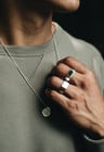 Silver Box Chain Men's Necklace Lesedi