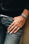 Zilveren Cuff Armband Met Lijnen Heren Basel